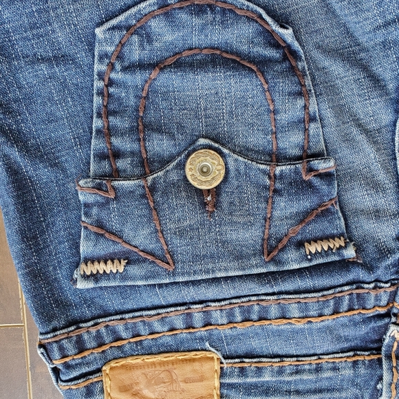 AUTHENTIC True Religion Leather Tag Womens Jeans - Picture 3 of 10